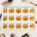 Halloween Pumpkin Emojis Cosmetic Bag (XL)