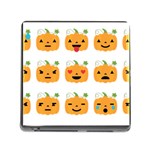 Halloween Pumpkin Emojis Memory Card Reader (Square)