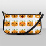 Halloween Pumpkin Emojis Shoulder Clutch Bag