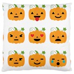 Halloween Pumpkin Emojis Large Cushion Case (One Side)