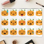 Halloween Pumpkin Emojis Cosmetic Bag (XXL)