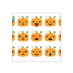 Halloween Pumpkin Emojis Satin Bandana Scarf