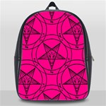 Halloween Baphomet School Bag (XL)