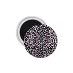 Pink Leopard Print 1.75  Magnet