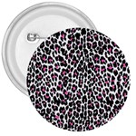 Pink Leopard Print 3  Button