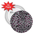 Pink Leopard Print 2.25  Button (10 pack)