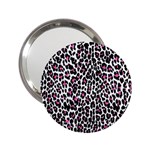 Pink Leopard Print 2.25  Handbag Mirror