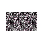 Pink Leopard Print Sticker (Rectangular)