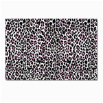 Pink Leopard Print Postcard 5  x 7 