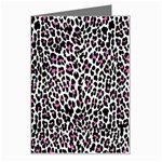 Pink Leopard Print Greeting Card