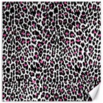 Pink Leopard Print Canvas 20  x 20 