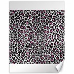 Pink Leopard Print Canvas 18  x 24 