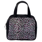 Pink Leopard Print Classic Handbag (One Side)