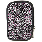 Pink Leopard Print Compact Camera Leather Case