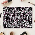 Pink Leopard Print Cosmetic Bag (XL)