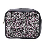 Pink Leopard Print Mini Toiletries Bag (Two Sides)