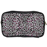 Pink Leopard Print Toiletries Bag (Two Sides)