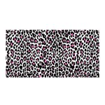 Pink Leopard Print Satin Wrap