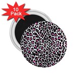 Pink Leopard Print 2.25  Magnet (10 pack)