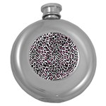 Pink Leopard Print Hip Flask (5 oz)