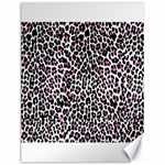 Pink Leopard Print Canvas 12  x 16 