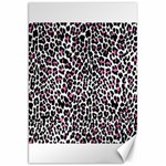 Pink Leopard Print Canvas 20  x 30 