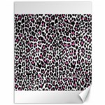 Pink Leopard Print Canvas 36  x 48 