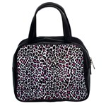 Pink Leopard Print Classic Handbag (Two Sides)