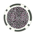 Pink Leopard Print Poker Chip Card Guard (10 pack)