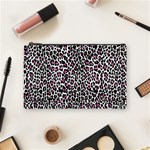 Pink Leopard Print Cosmetic Bag (Medium)