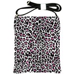 Pink Leopard Print Shoulder Sling Bag