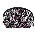 Pink Leopard Print Accessory Pouch (Large)