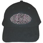 Pink Leopard Print Black Cap