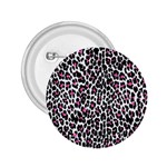 Pink Leopard Print 2.25  Button