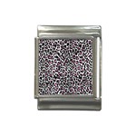 Pink Leopard Print Italian Charm (13mm)