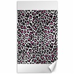 Pink Leopard Print Canvas 40  x 72 