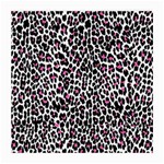 Pink Leopard Print Medium Glasses Cloth