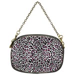 Pink Leopard Print Chain Purse (Two Sides)