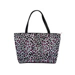 Pink Leopard Print Classic Shoulder Handbag