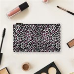 Pink Leopard Print Cosmetic Bag (Small)