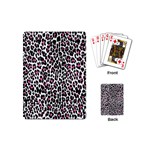 Pink Leopard Print Playing Cards (Mini)