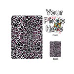 Pink Leopard Print Playing Cards 54 (Mini)