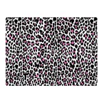 Pink Leopard Print Double Sided Flano Blanket (Mini)