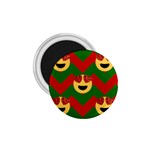 Christmas Heart Eye Emoji 1.75  Magnet