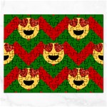 Christmas Heart Eye Emoji Jigsaw Puzzle (Rectangular)