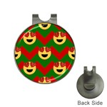 Christmas Heart Eye Emoji Golf Ball Marker Hat Clip