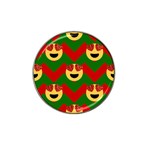 Christmas Heart Eye Emoji Hat Clip Ball Marker