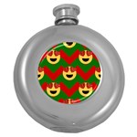 Christmas Heart Eye Emoji Hip Flask (5 oz)