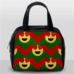 Christmas Heart Eye Emoji Classic Handbag (One Side)