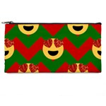 Christmas Heart Eye Emoji Pencil Case